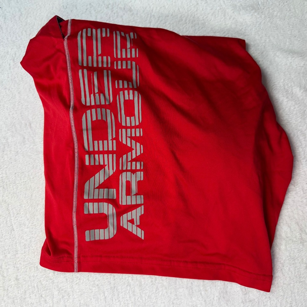 Under Armour Dazzle Basketball Shorts Men's XL Red Shiny Y2K style